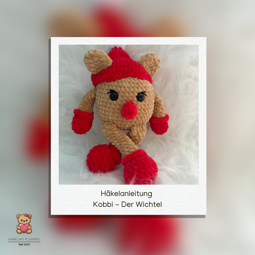 Häkelanleitung Kobbi der Wichtel