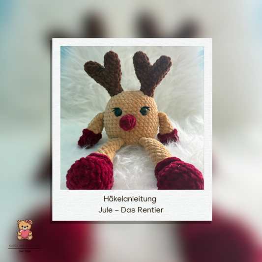 Häkelanleitung Jule das Rentier
