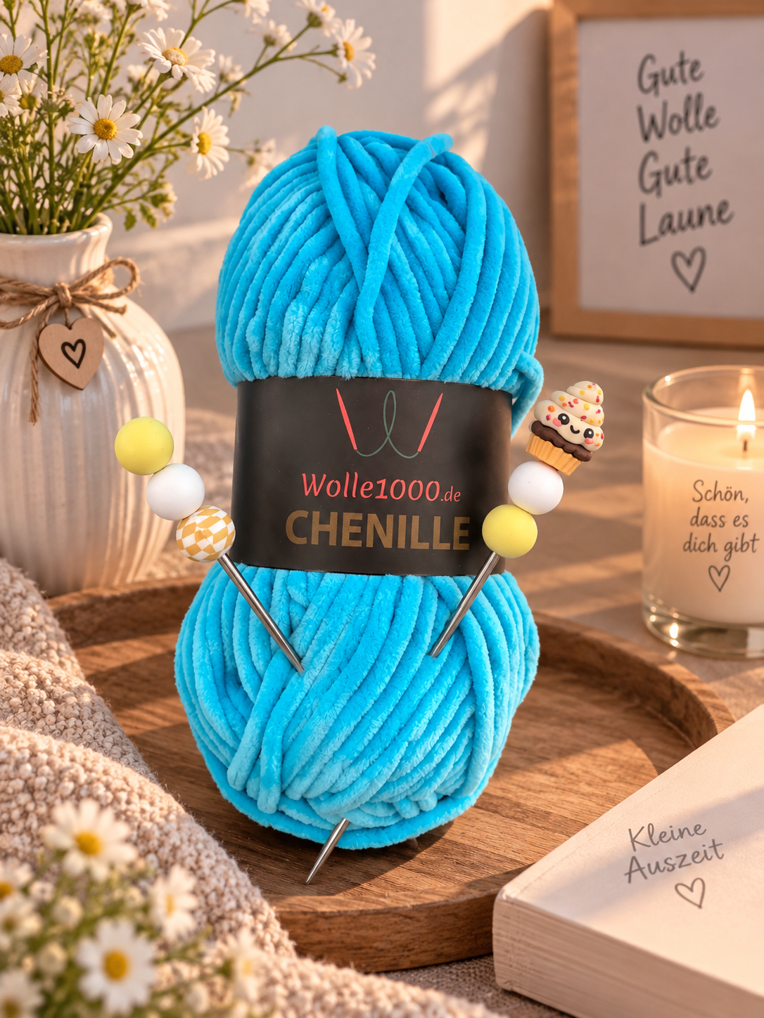 Mini Amigurumi Sticks – Cupcake | Häkelzubehör