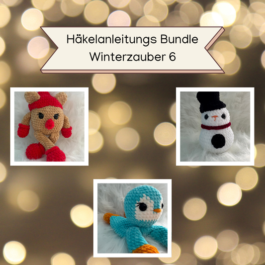 Häkelanleitungs Bundle - Winterzauber 6