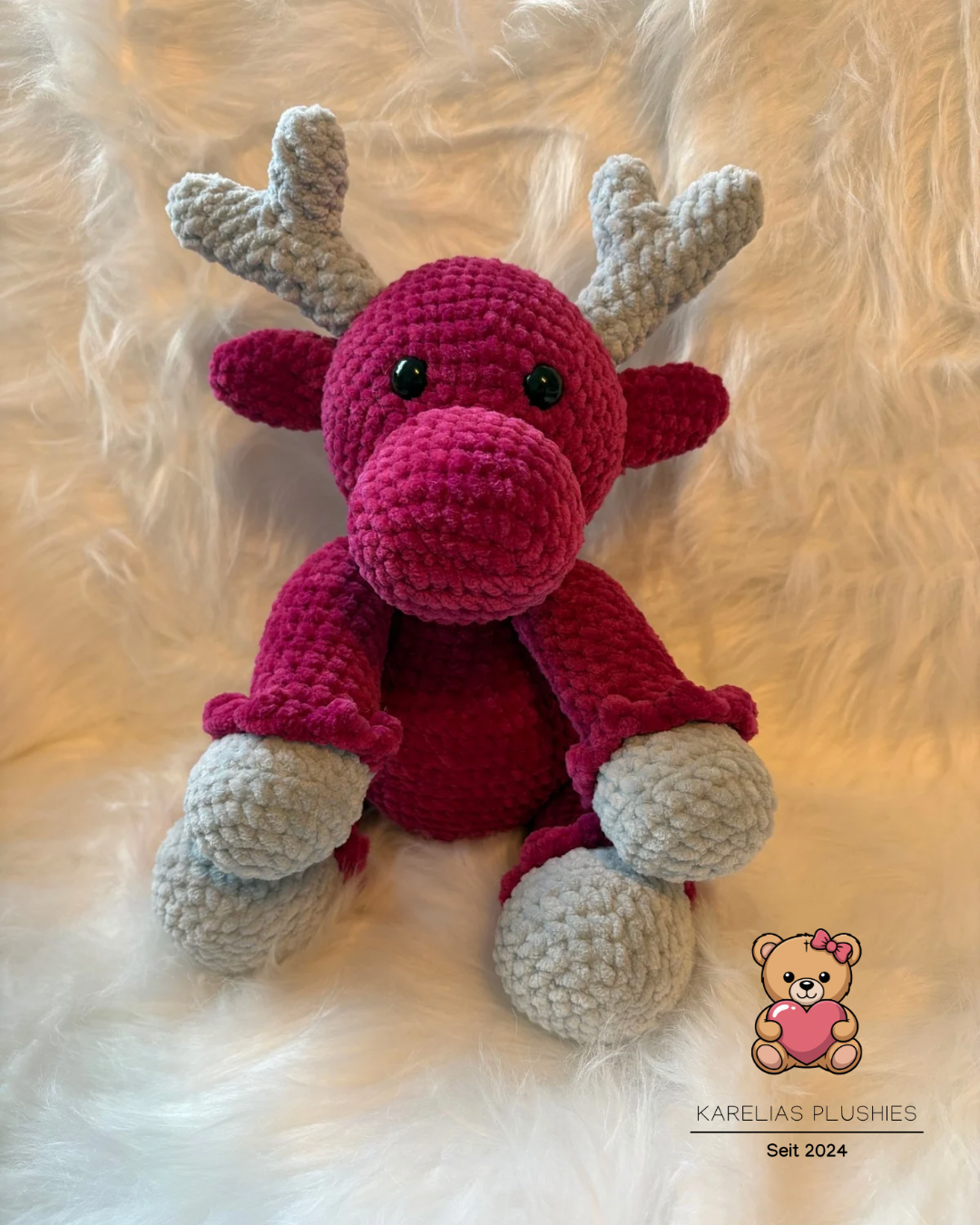 🦌 Charmanter Häkel-Elch – Dein neuer Kuschelfreund!🌟