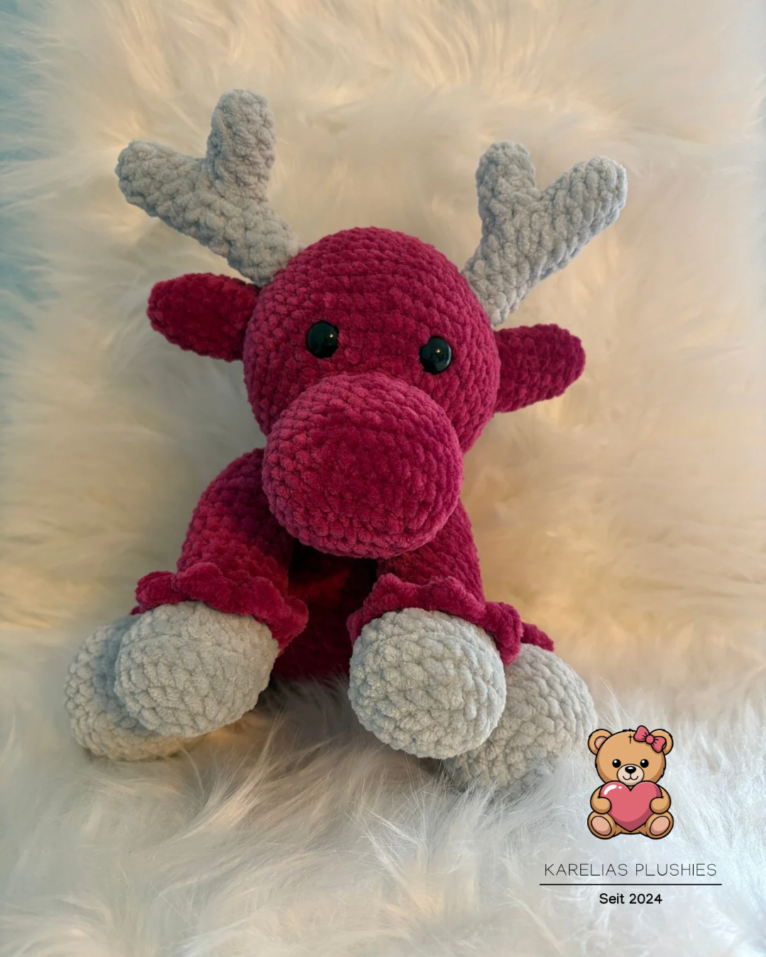 🦌 Charmanter Häkel-Elch – Dein neuer Kuschelfreund!🌟