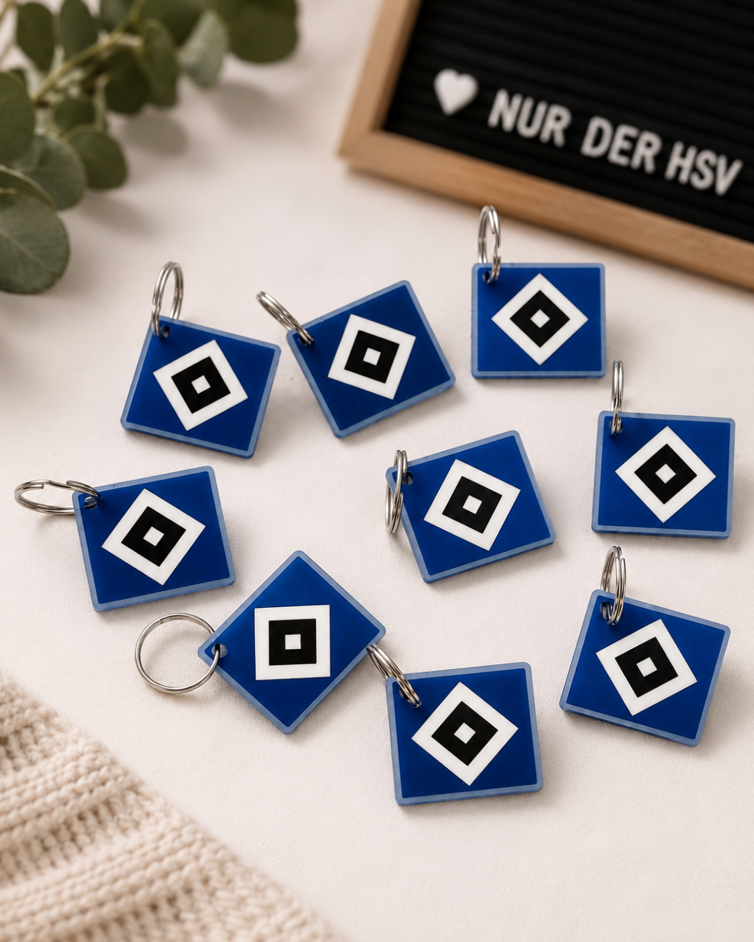 ⚽💙 HSV Keyring