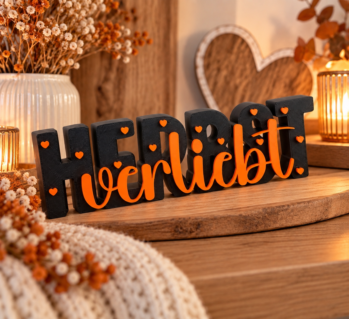 đ€đ€ 3D lettering "Woll sucht" â decorative stand đ€đ€