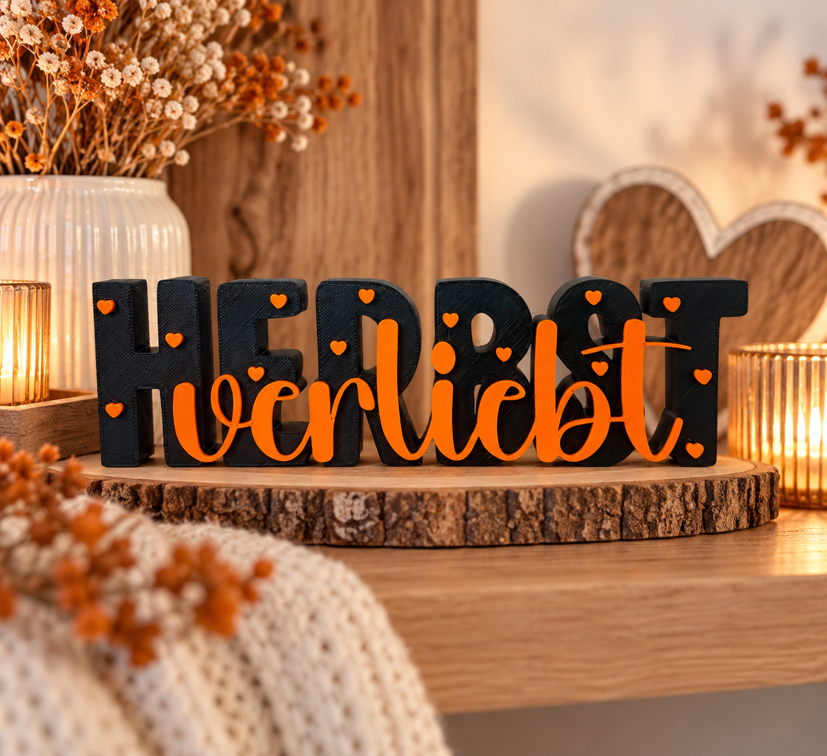 đ€đ€ 3D lettering "Woll sucht" â decorative stand đ€đ€
