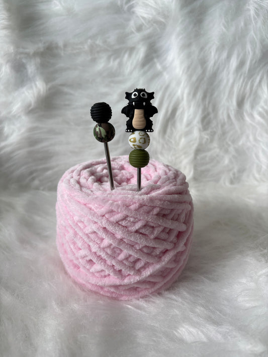 Mini Amigurumi Sticks Dino