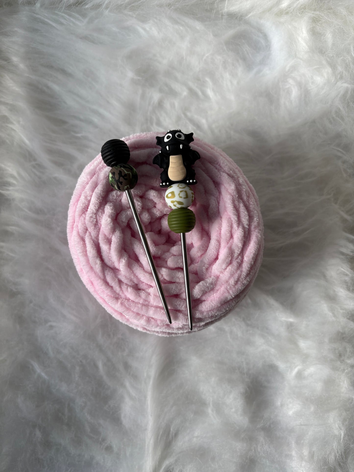 Mini Amigurumi Sticks Dino