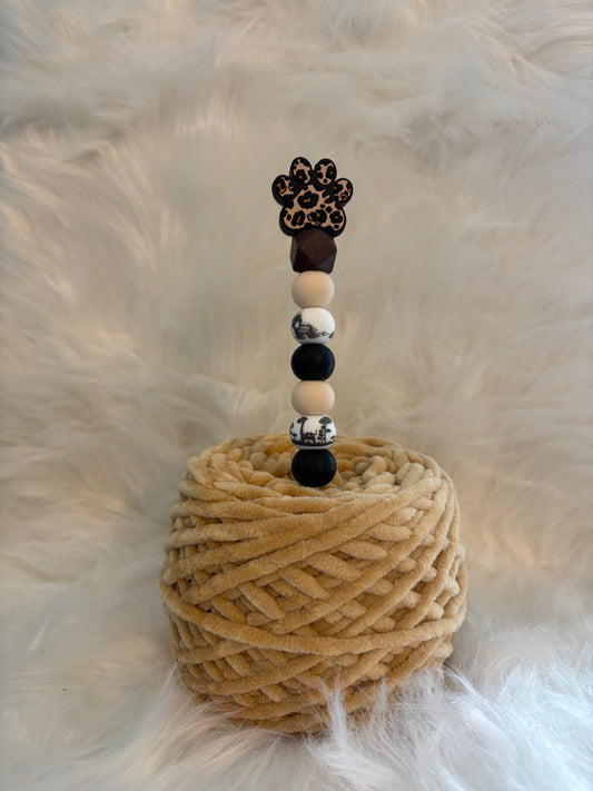 Ergonomische Häkelnadel 4,0mm Pfote