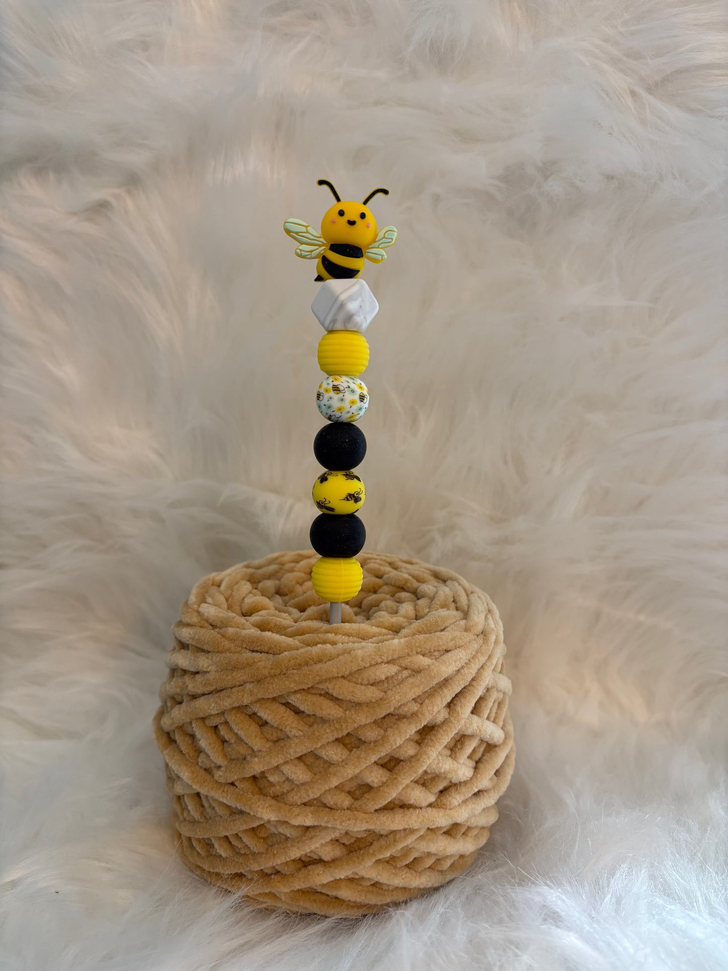 Ergonomische Häkelnadel 3,5mm Biene