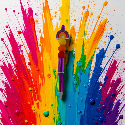 Kugelschreiber bunter Regenbogen