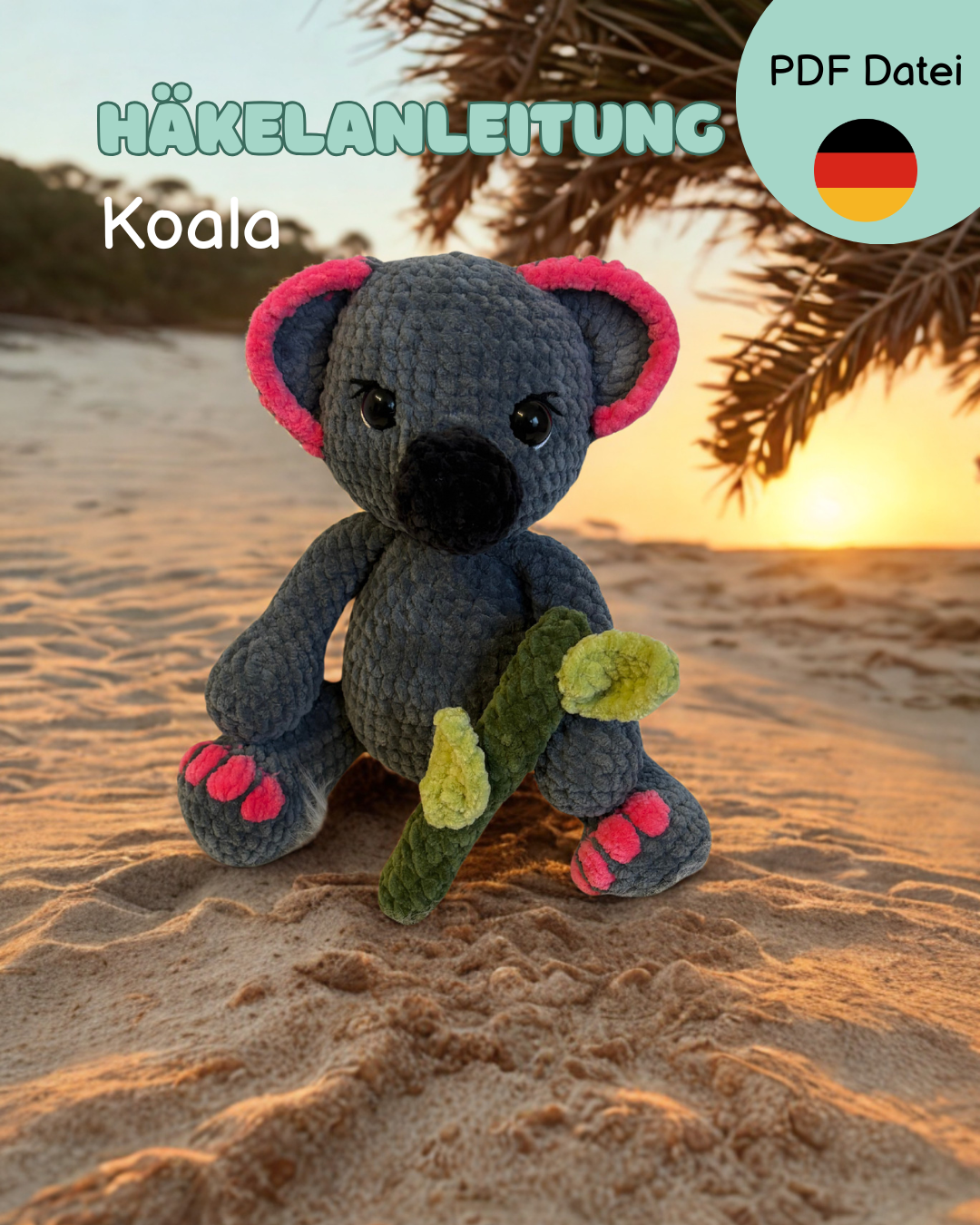 Häkelanleitung Koala Koko