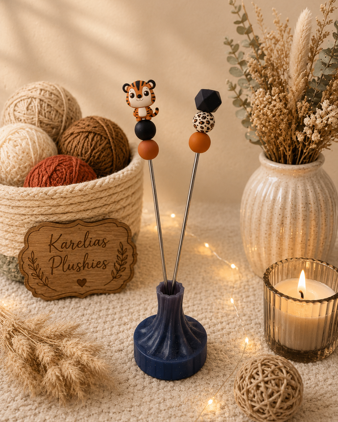 Amigurumi Stick - Tiger