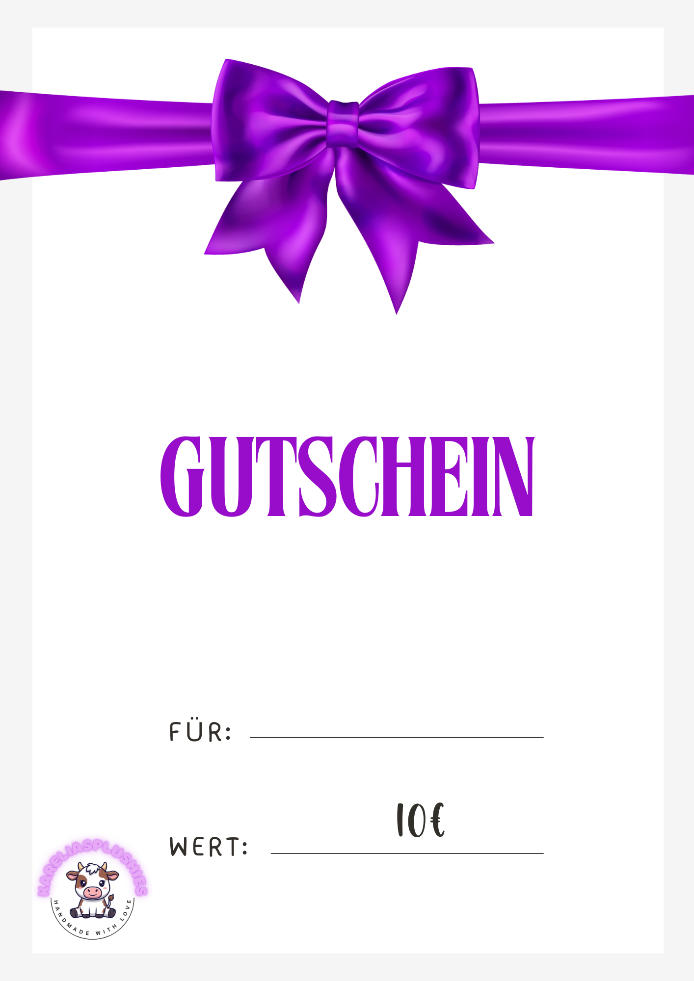 Geschenk Gutschein - Freude zum Verschenken 🎁💛