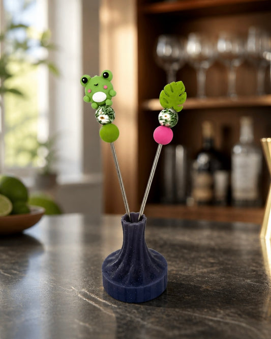 Mini Amigurumi Sticks - Frosch 2