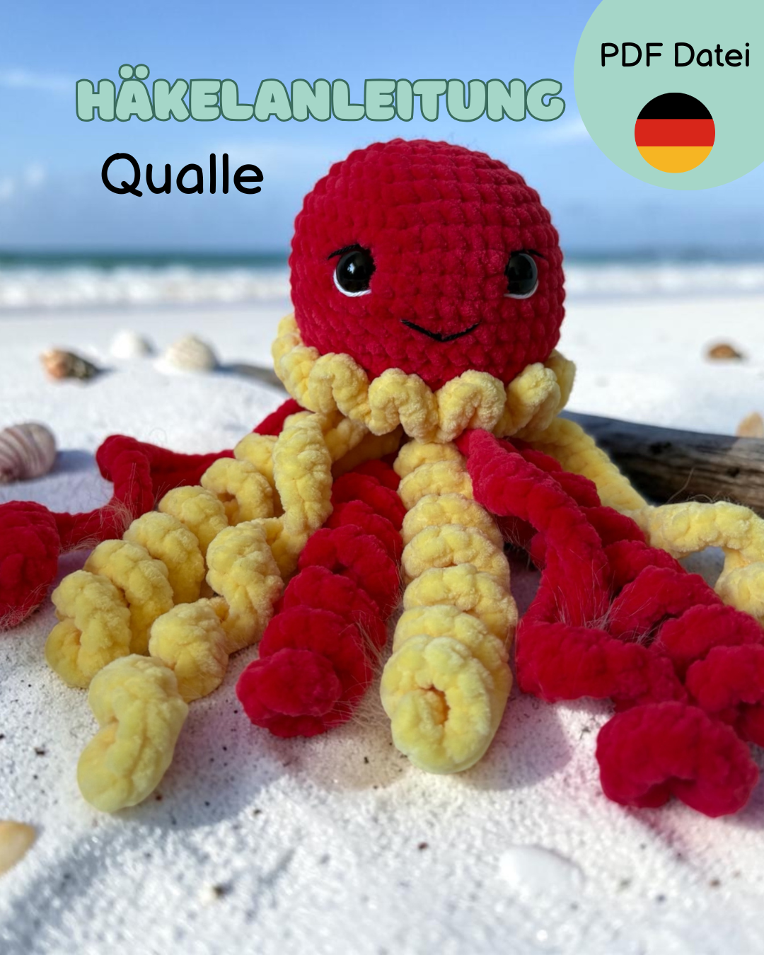 Häkelanleitung Blaze - die Qualle - FREEBIE
