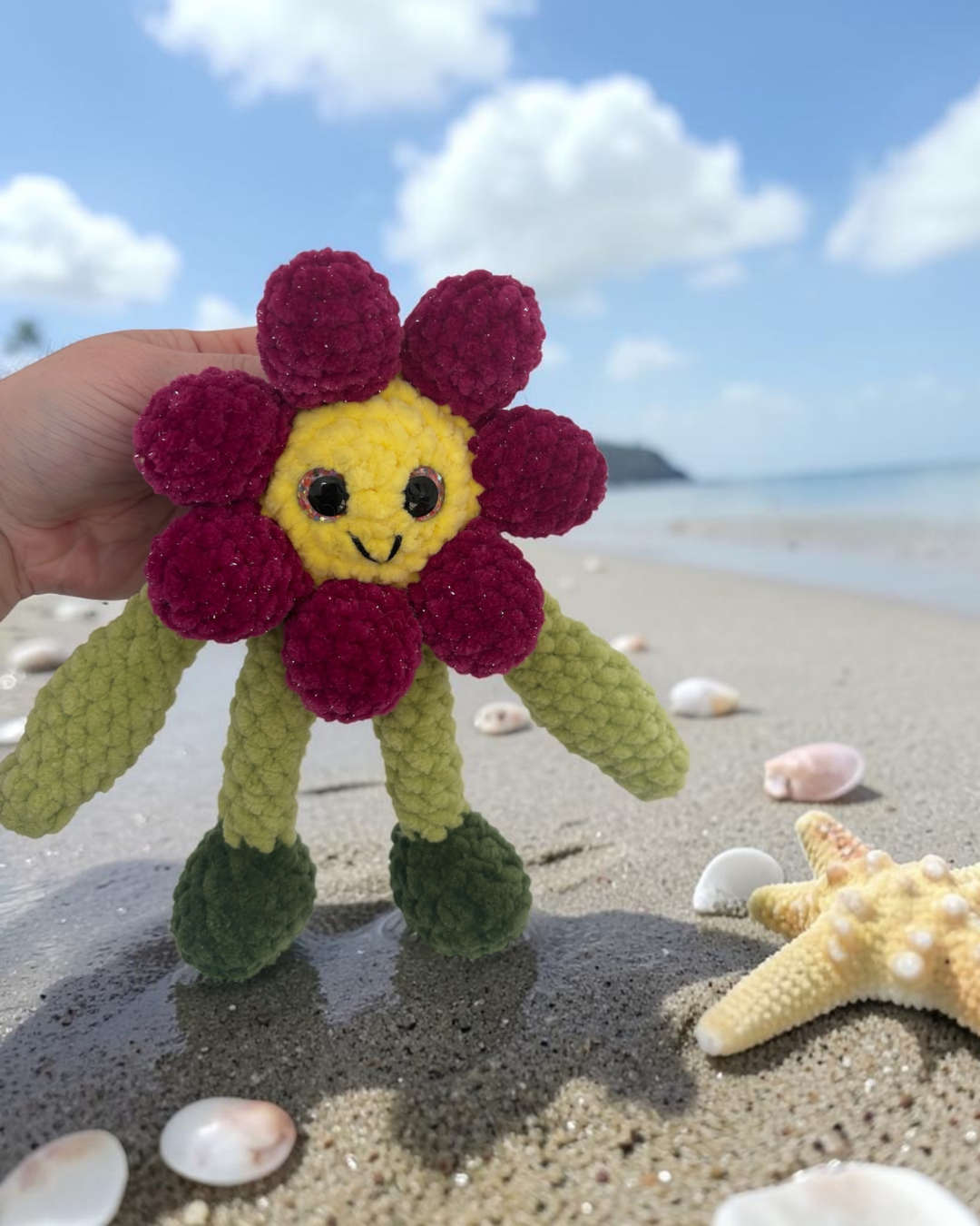 Glitzer Blume - Funkelblümchen