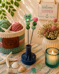 Mini Amigurumi - Stick Axolotl