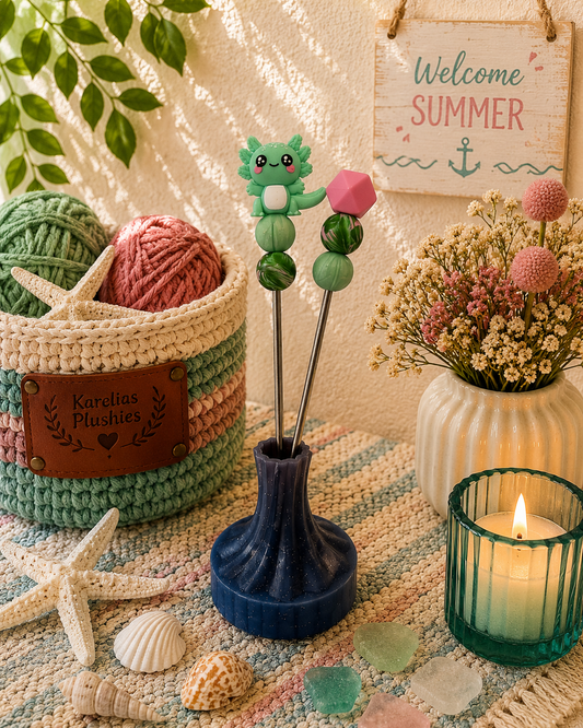Mini Amigurumi - Stick Axolotl