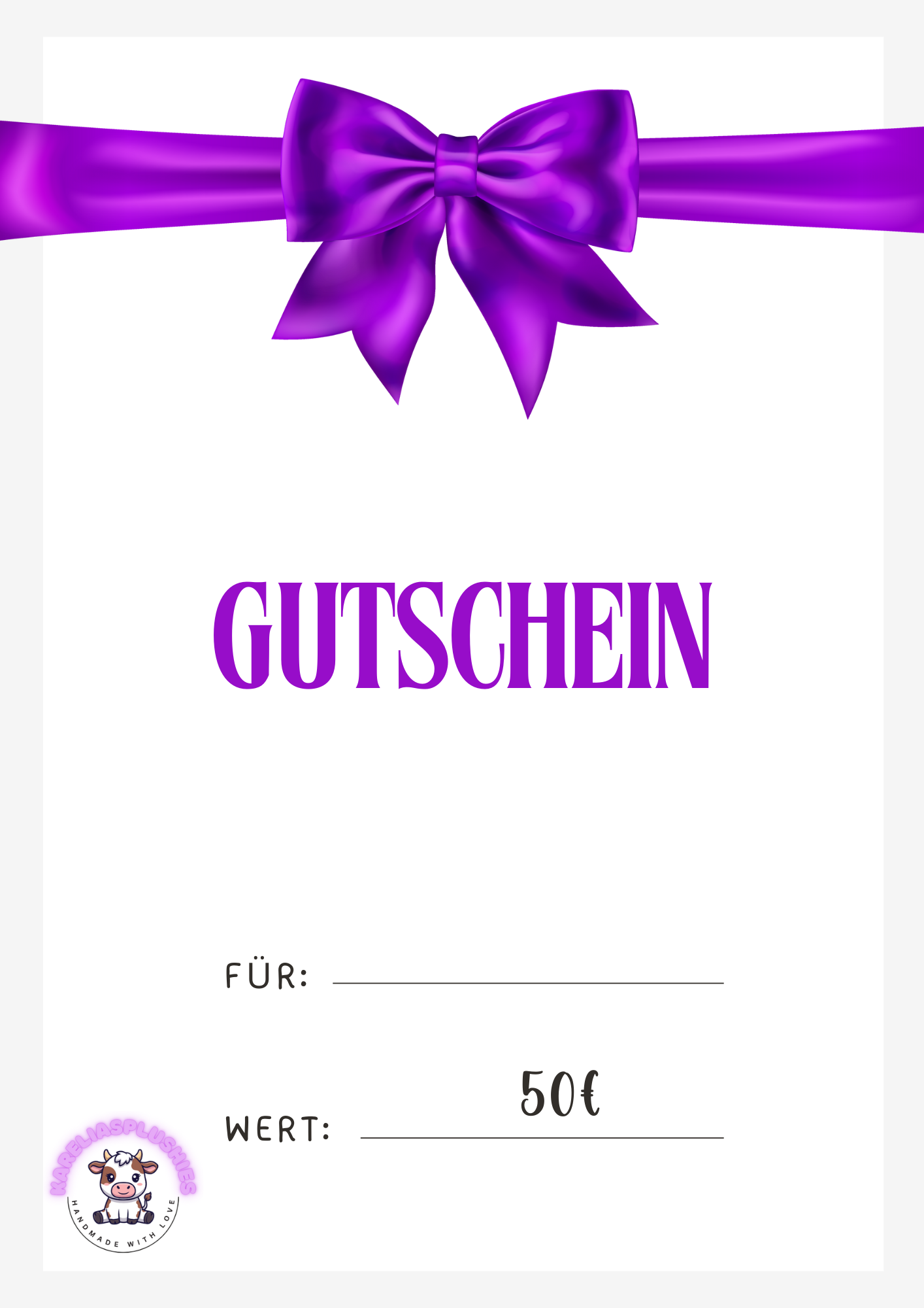 Geschenk Gutschein - Freude zum Verschenken 🎁💛