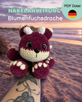 Häkelanleitung Blumenfuchsdrache - Florwyn