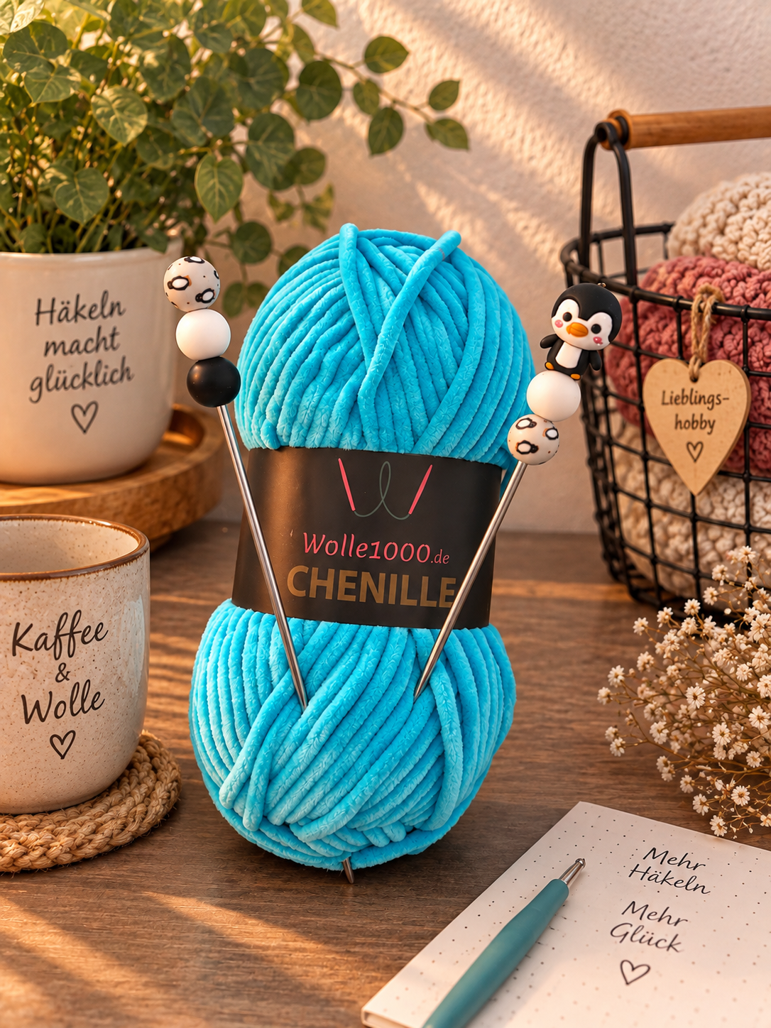 Amigurumi Sticks – Pinguin | Häkelzubehör
