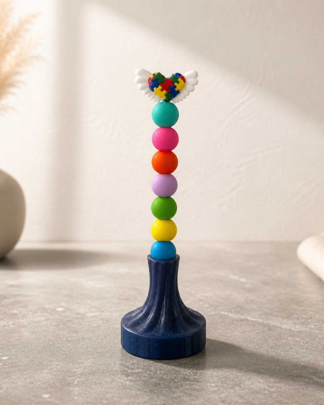 Häkelnadel - Buntes Herz 3,5mm