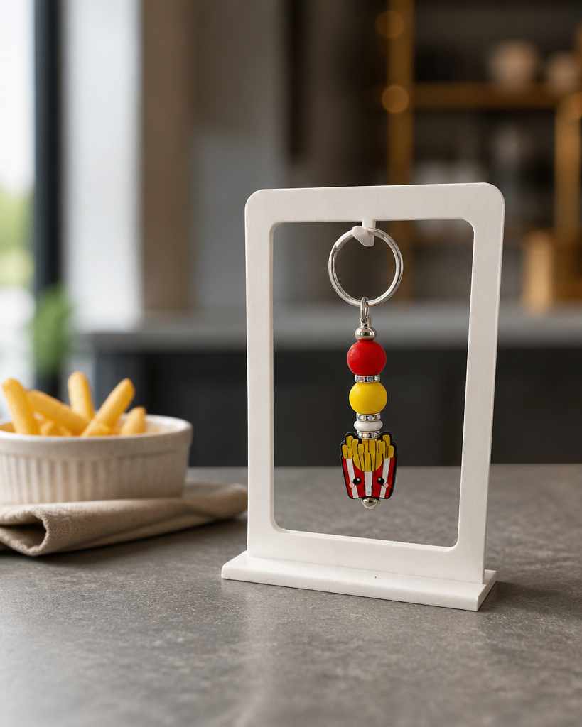 Schlüsselanhänger Pommes