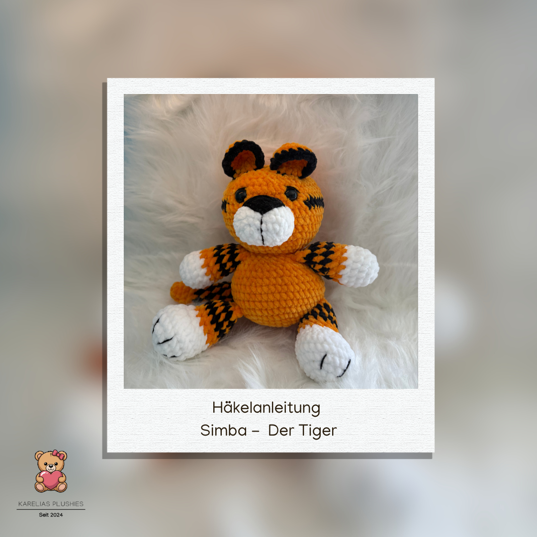 Häkelanleitung Tiger Simba 🐅