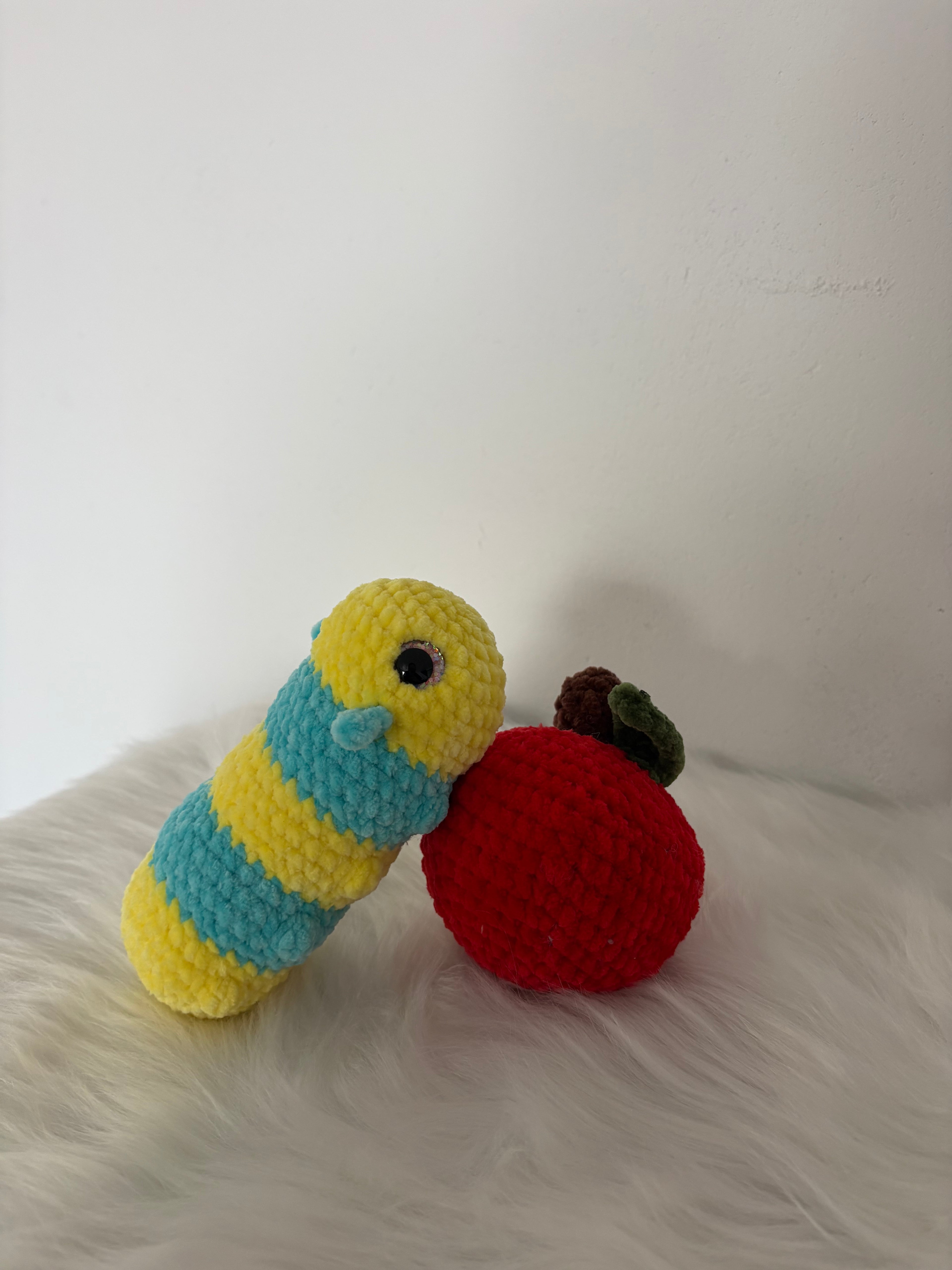 Häkelanleitung Apfelraupe