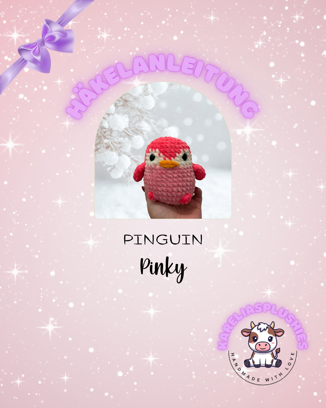 Häkelanleitung Pinky - der Pinguin