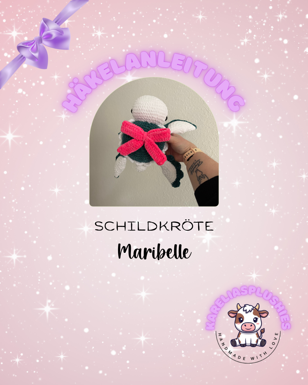 Häkelanleitung 🎀 Schildkröte 🐢
