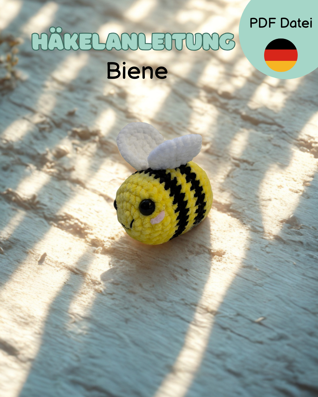 Häkelanleitung Biene - FREEBIE
