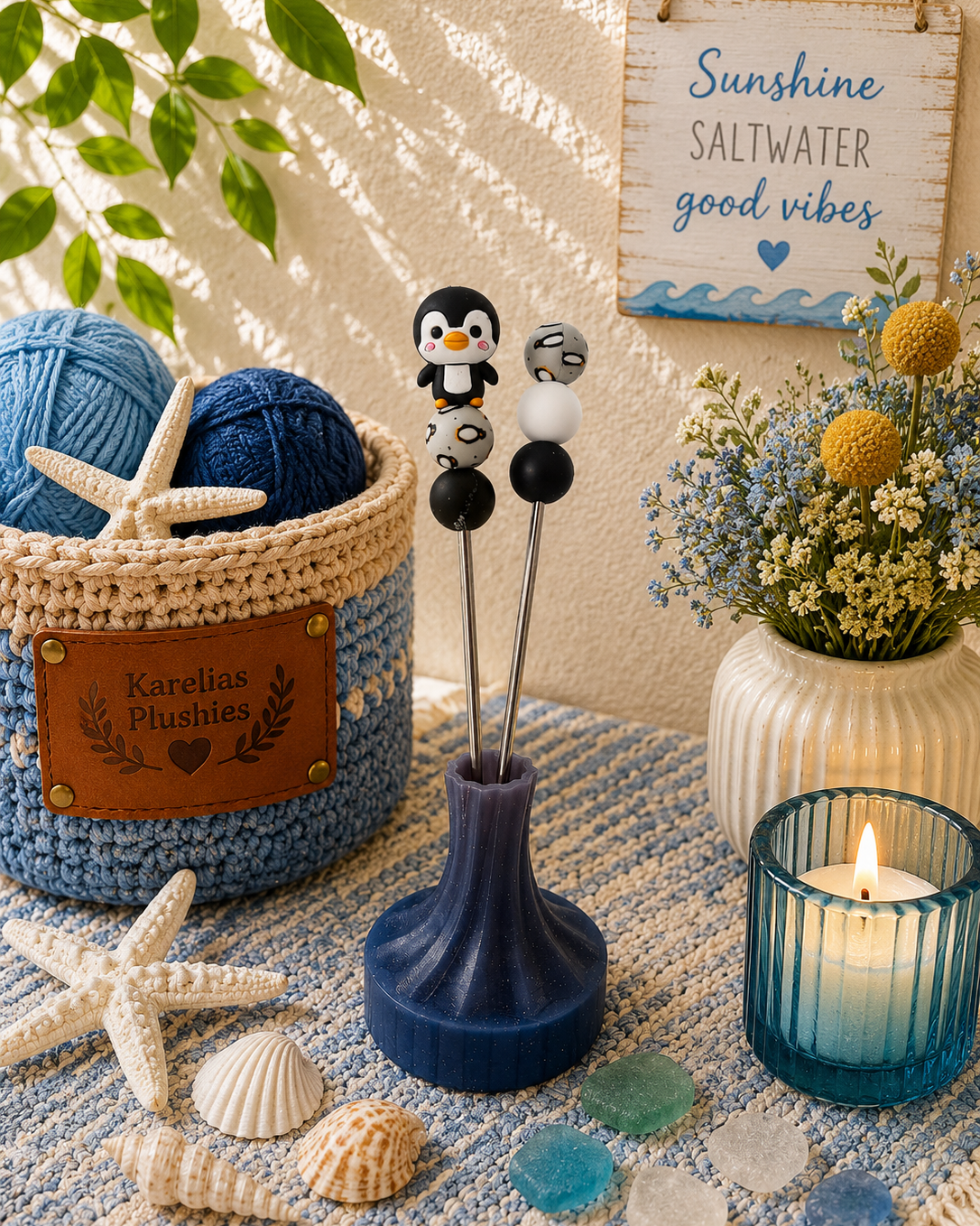 Mini Amigurumi - Stick Pinguin