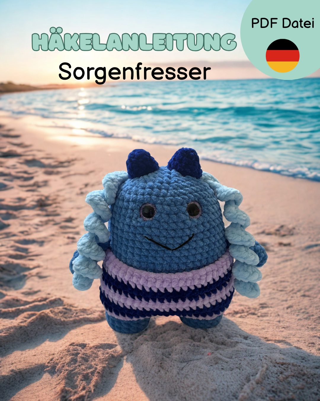 Häkelanleitung Smilo - Der Sorgenfresser