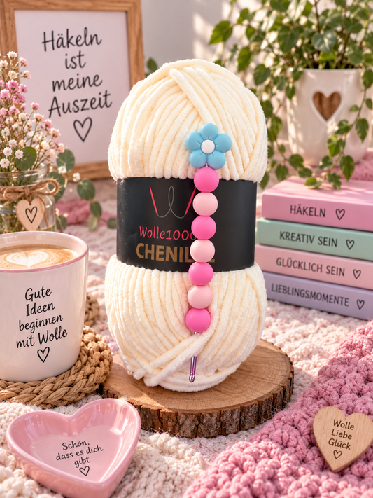 Häkelnadel 3,0 mm – Blume | Häkelzubehör
