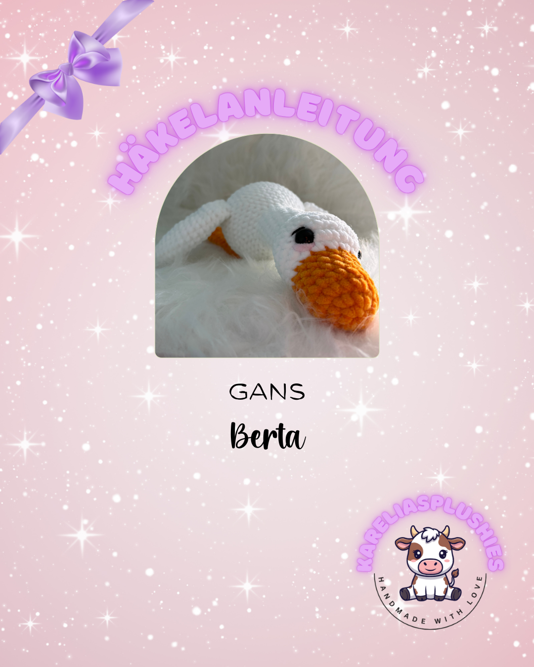Häkelanleitung Berta die Gans 🪿