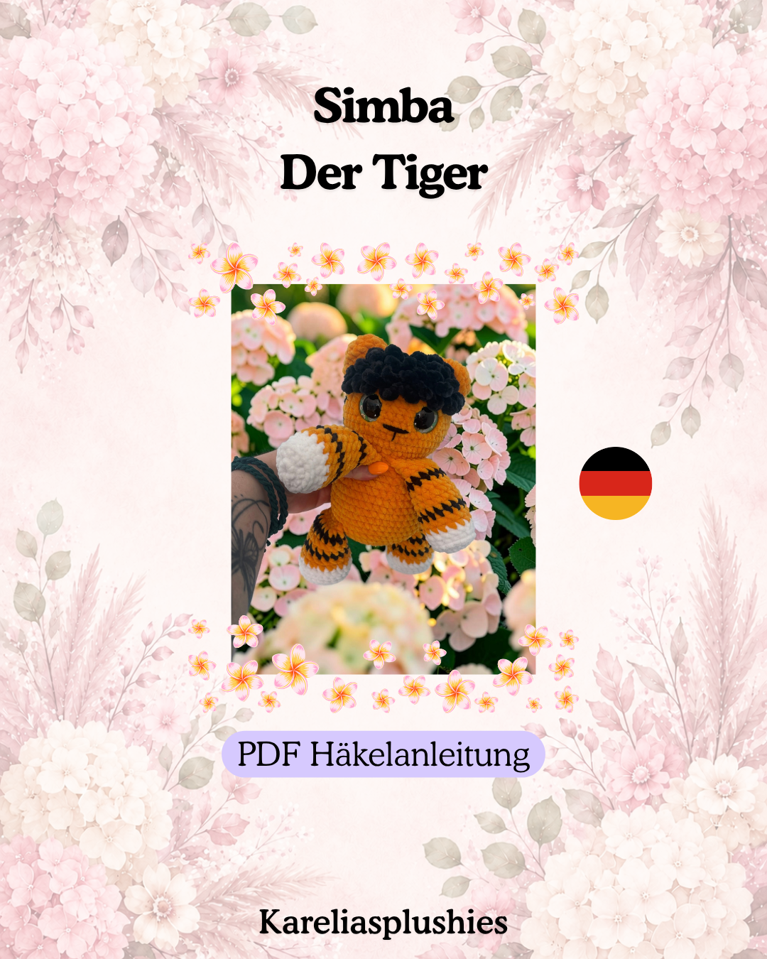 Häkelanleitung Simba - der Tiger