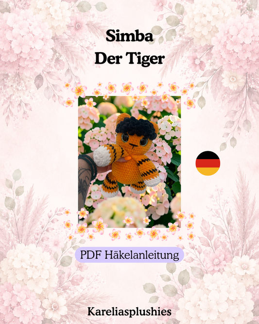 Häkelanleitung Simba - der Tiger