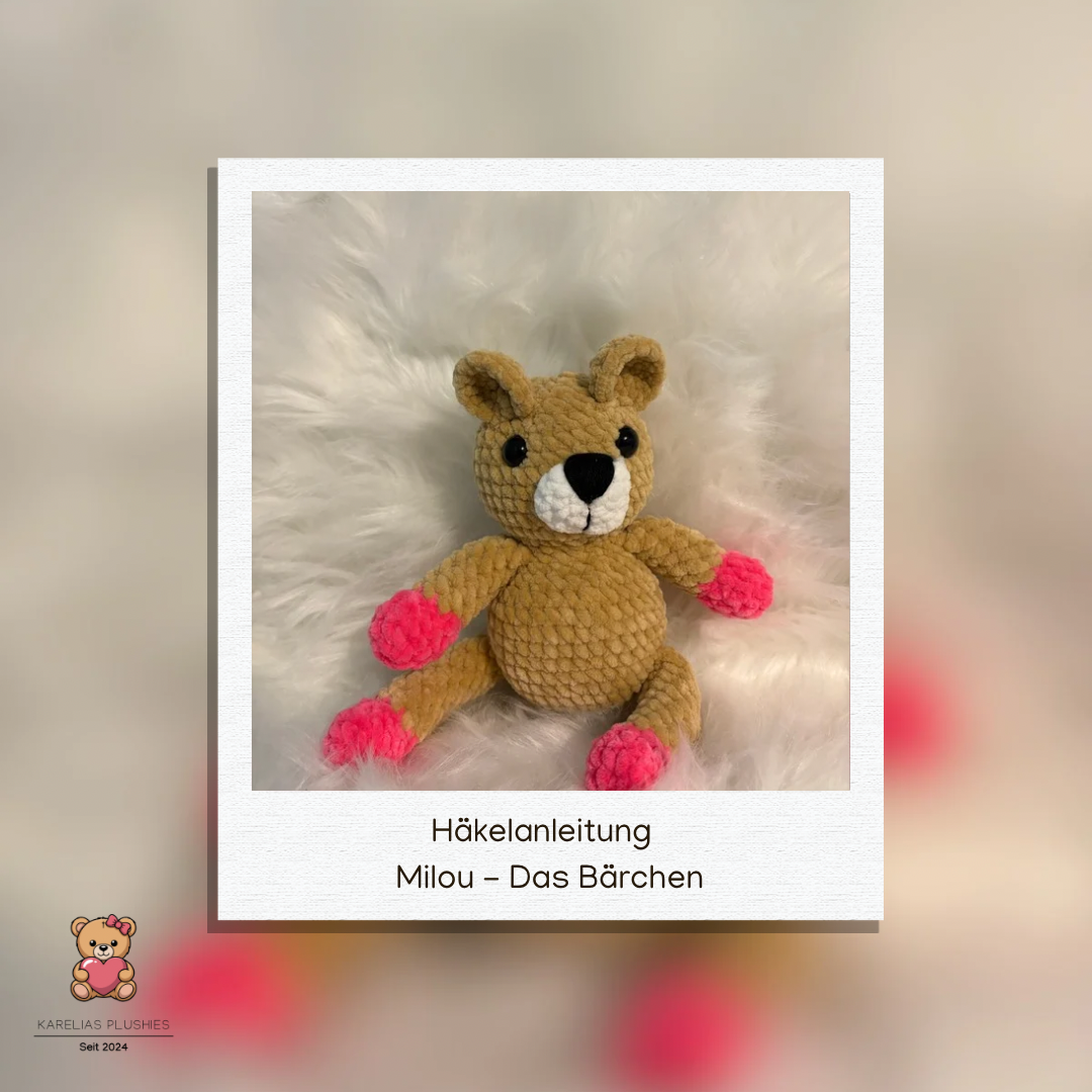 Häkelanleitung Milou - Das Bärchen