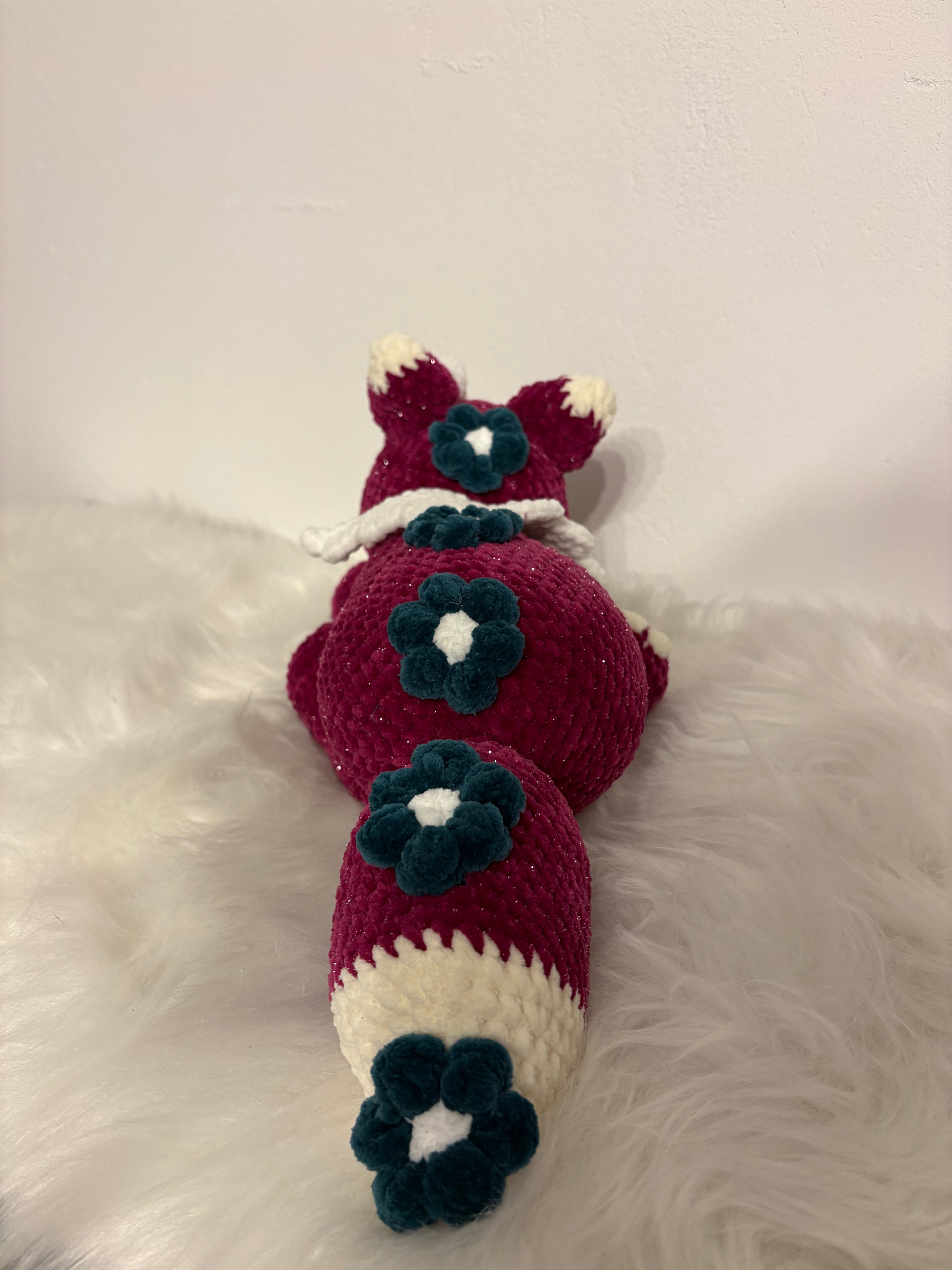 Häkelanleitung Blumenfuchsdrache