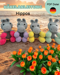Häkelanleitung Hippo Bande