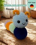 Häkelanleitung Raupe - Lumi