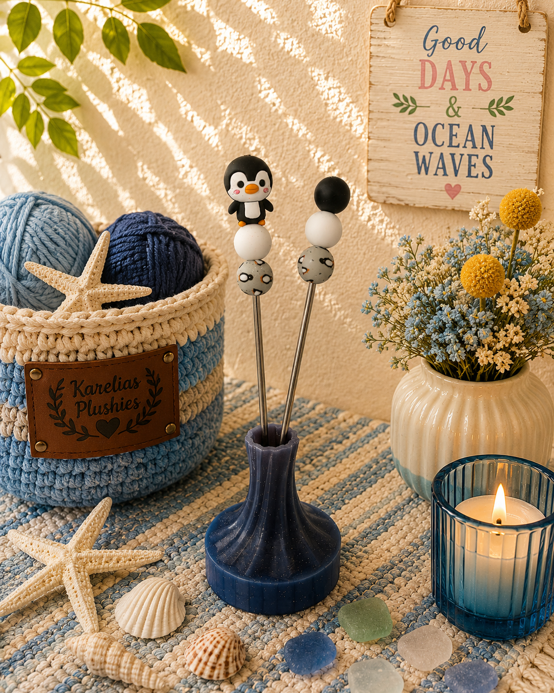 Mini Amigurumi - Stick Pinguin