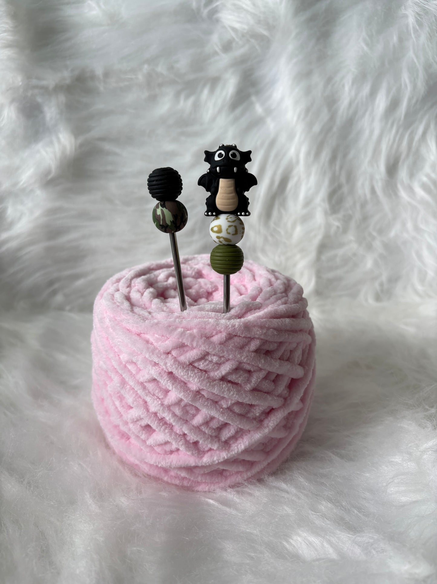 Mini Amigurumi Sticks Dino