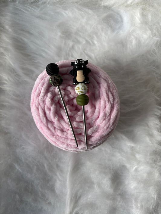 Mini Amigurumi Sticks Dino