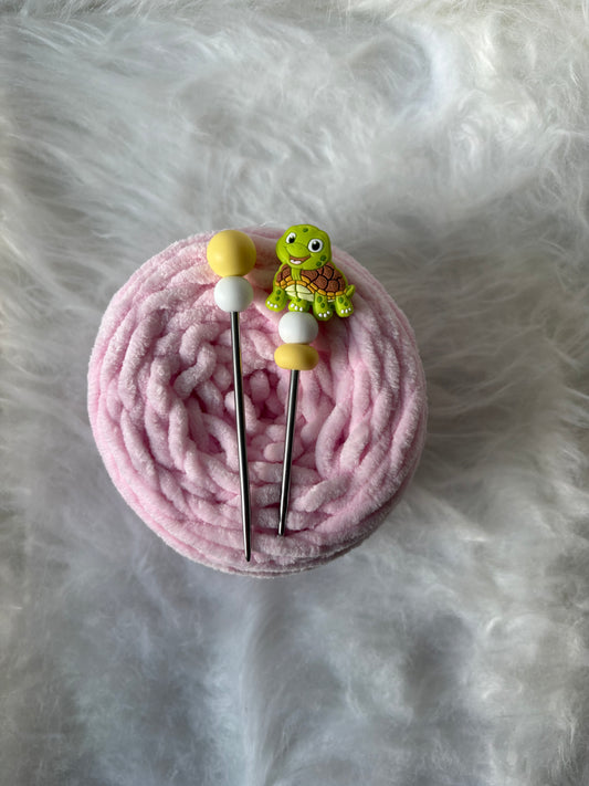 Mini Amigurumi Sticks Schilkdkröte