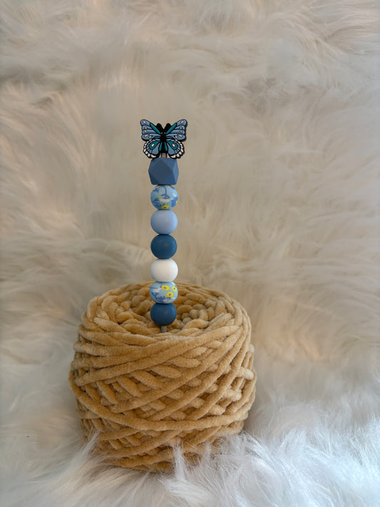 Ergonomische Häkelnadel 3,5mm Schmetterling 🦋