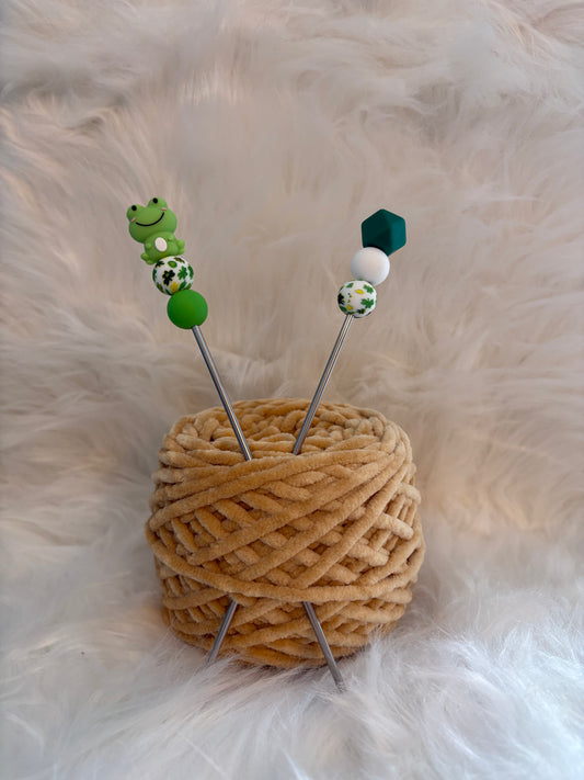Amigurumi Sticks Frosch