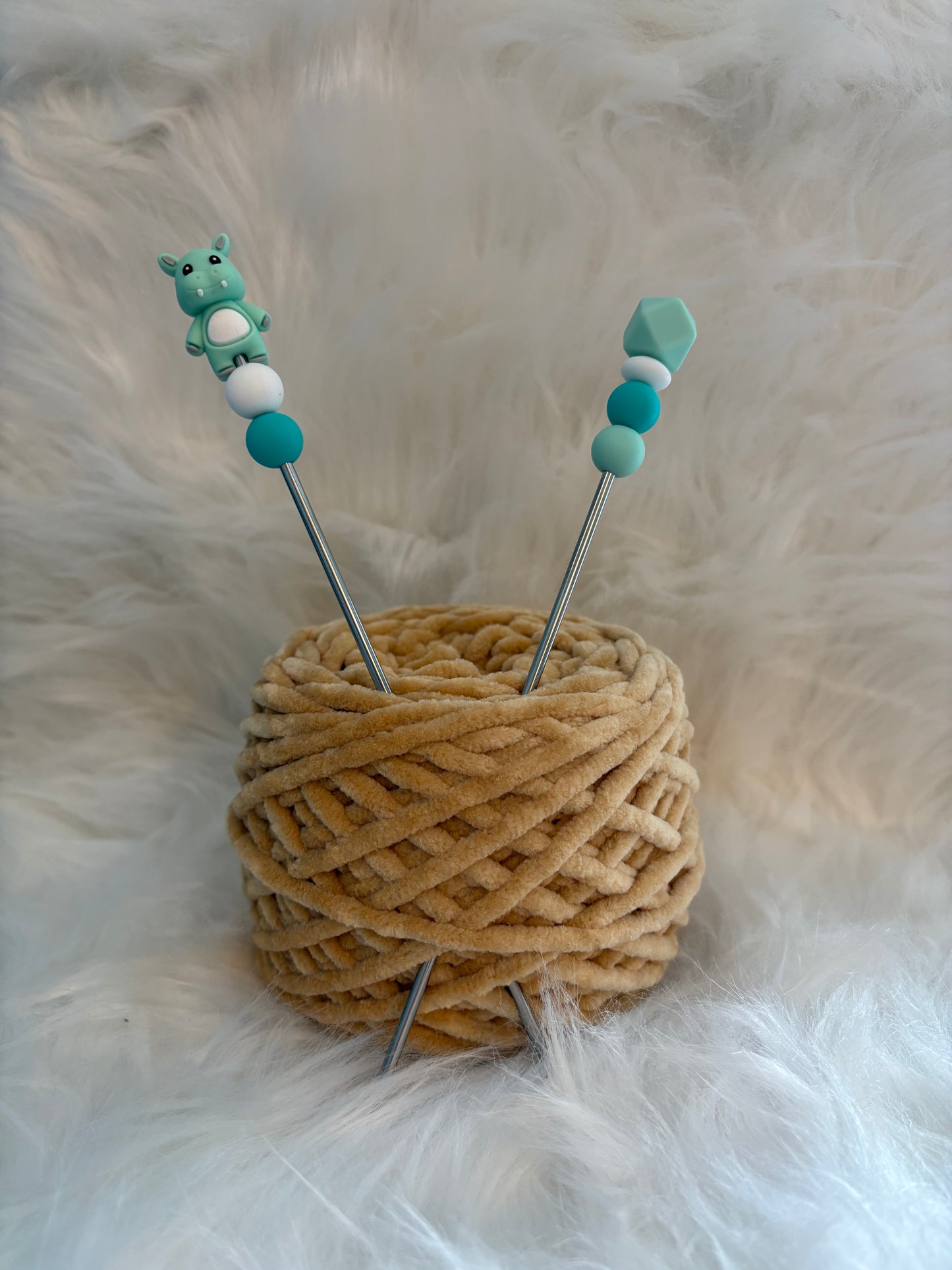 Amigurumi Sticks Hippo Türkis