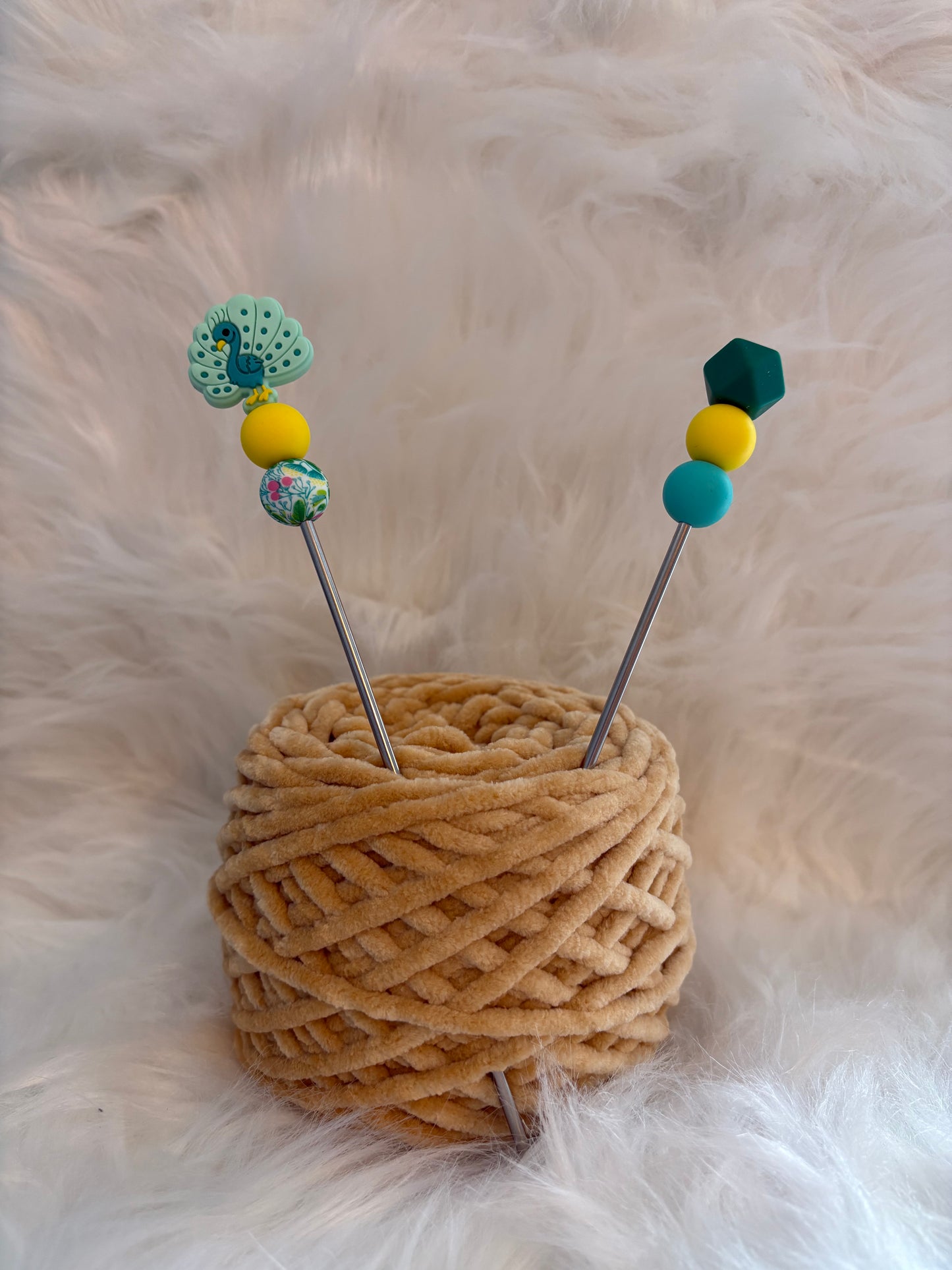 Amigurumi Sticks Pfau